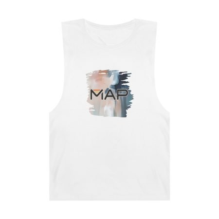 Map-Inspired Unisex Barnard Tank Top, Casual Summer Wear, Graphic T-Shirt, Beach Party Essentials, Gift for Travelers, Graphic Tank