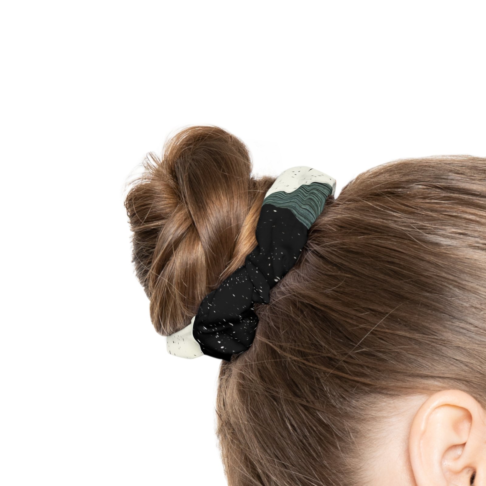 Chic Colorful Scrunchie | Hair Accessory, Gift for Her, Bohemian Style, Festival Hair Tie, Everyday Hair Elastic - Image 4