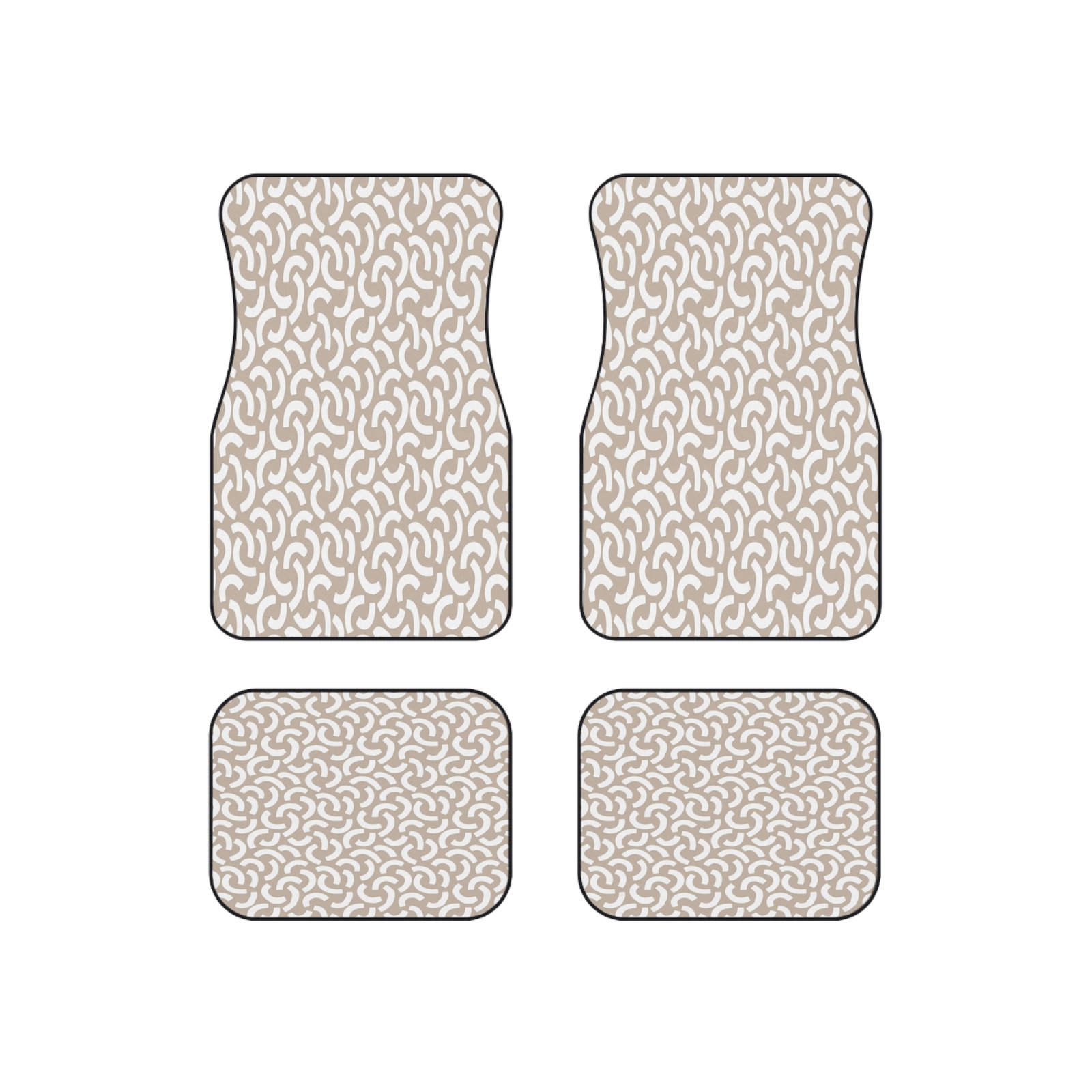 Stylish Car Mats - Set of 4, Unique Floor Mats, Durable Auto Accessories, Home Décor, Perfect Gift for Car Lovers