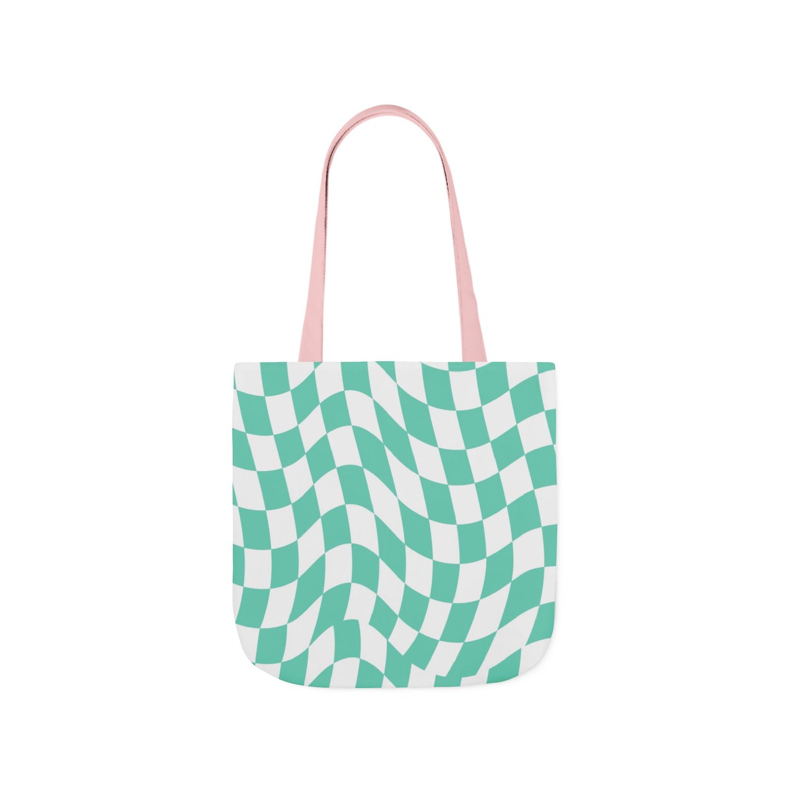 Trendy Checkered Canvas Tote Bag with 5-Color Straps, Eco-Friendly Shopping Bag, Stylish Beach Bag, Fashionable Gym Tote, Unique Gift Idea - Image 35