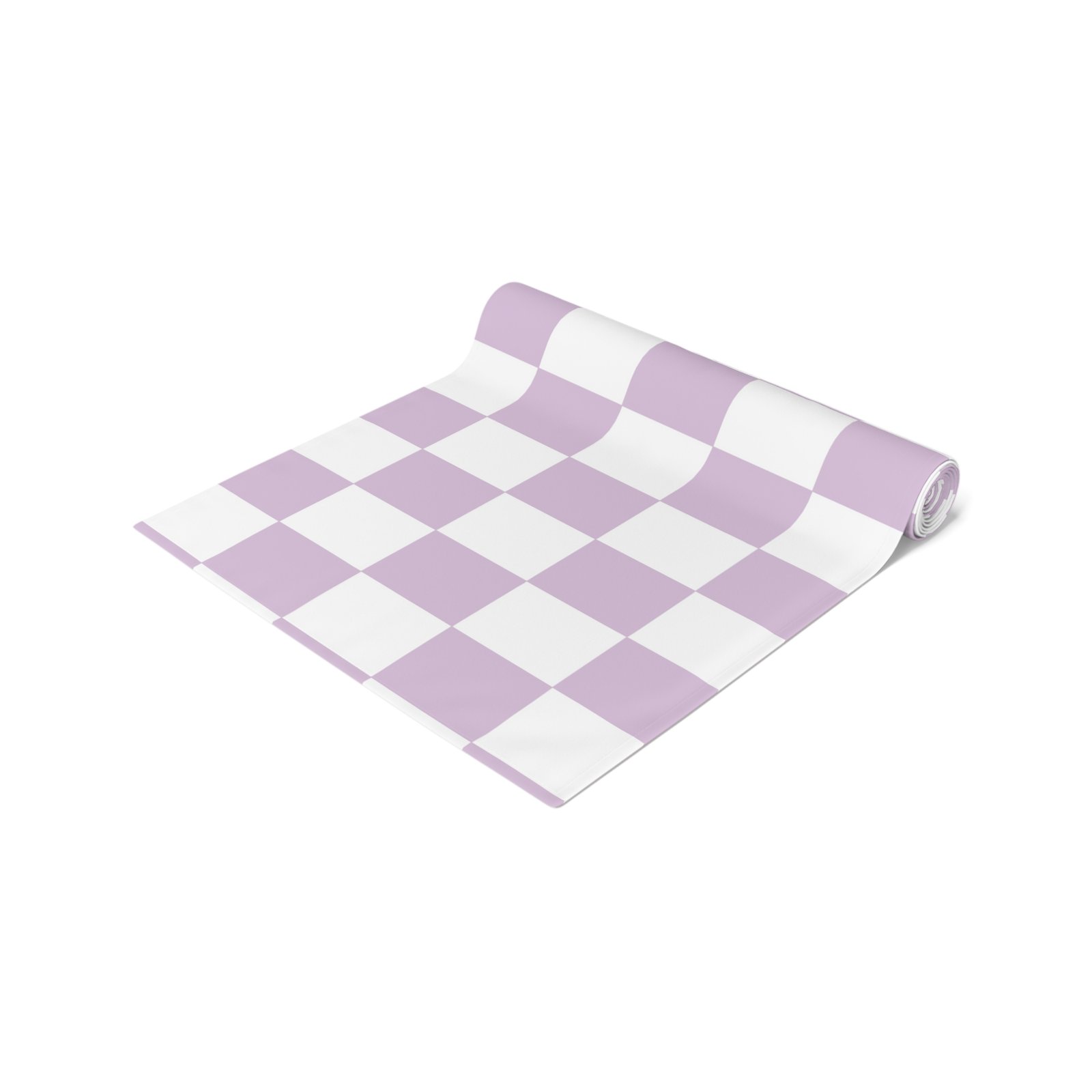 Chic Purple Checkered Table Runner | Dining Decor, Wedding Centerpiece, Farmhouse Style, Party Table, Holiday Table Setting - Image 14