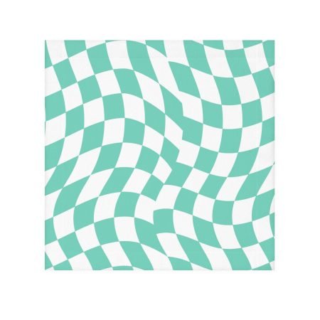 Stylish Face Towel - Trendy Checkered Design, Perfect for Gifts, Home Decor, Spa Days, and Everyday Use