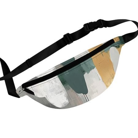 Chic Abstract Design Fanny Pack, Stylish Belt Bag for Festivals, Travel, Outdoor Adventures, Gifts for Her