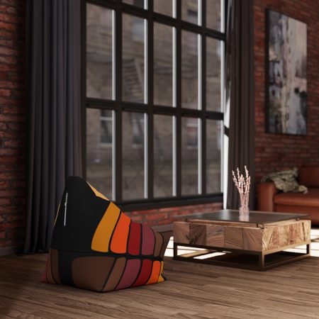 Cozy Boho Bean Bag Chair Cover, Bohemian Decor, Casual Seating, Lounge Room Upgrade, Unique Gift for Home, Colorful Accent