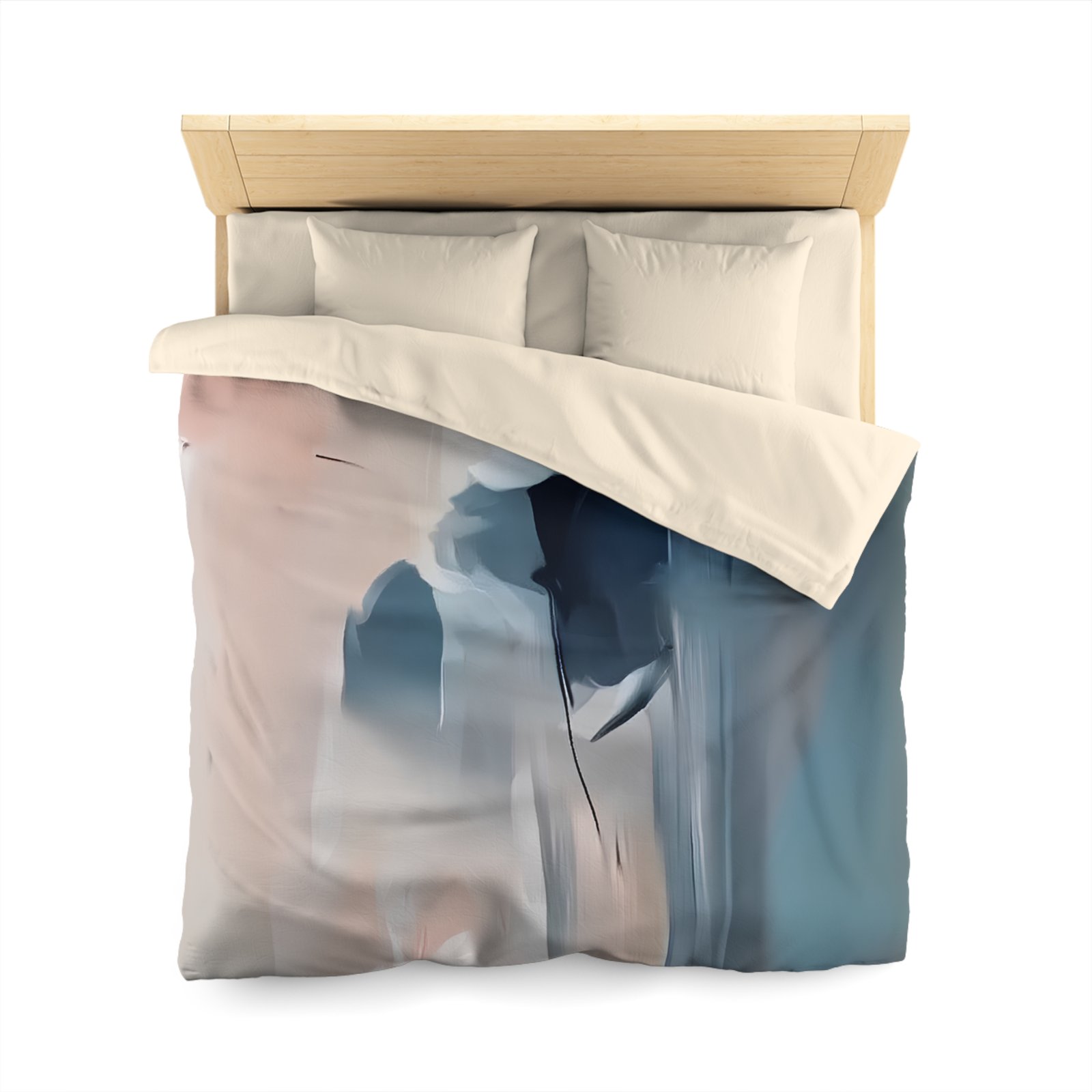 Artistic Microfiber Duvet Cover | Abstract Bedding | Cozy Bedroom Decor | Modern Home Decor | Gift for Art Lovers - Image 5