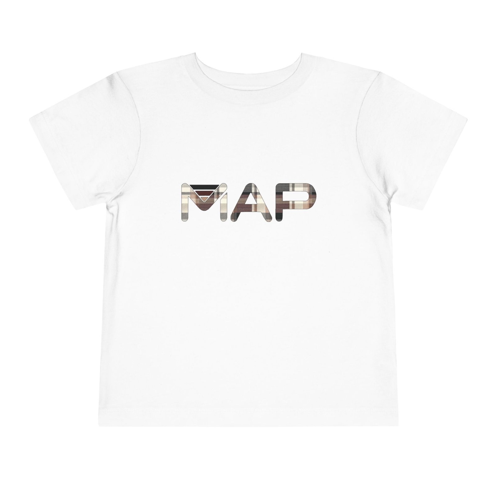 Toddler Short Sleeve Tee with 'MAP' Design - Cute Kids' T-Shirt, Adventure Tee, Toddler Gift, Playwear, Travel Shirt