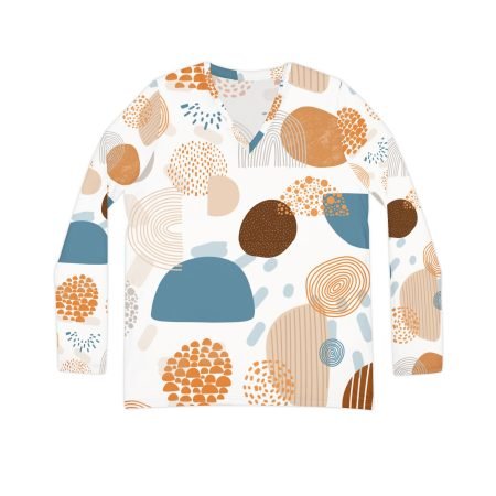 Bohemian Floral Long Sleeve V-Neck Shirt, Women's Casual Top, Trendy Blouse, Everyday Wear, Stylish Layering Piece