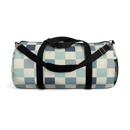 Chic Checkered Duffel Bag for Travel, Gym or Weekend Getaway, Stylish Luggage, Modern Design, Perfect Gift for Adventurers