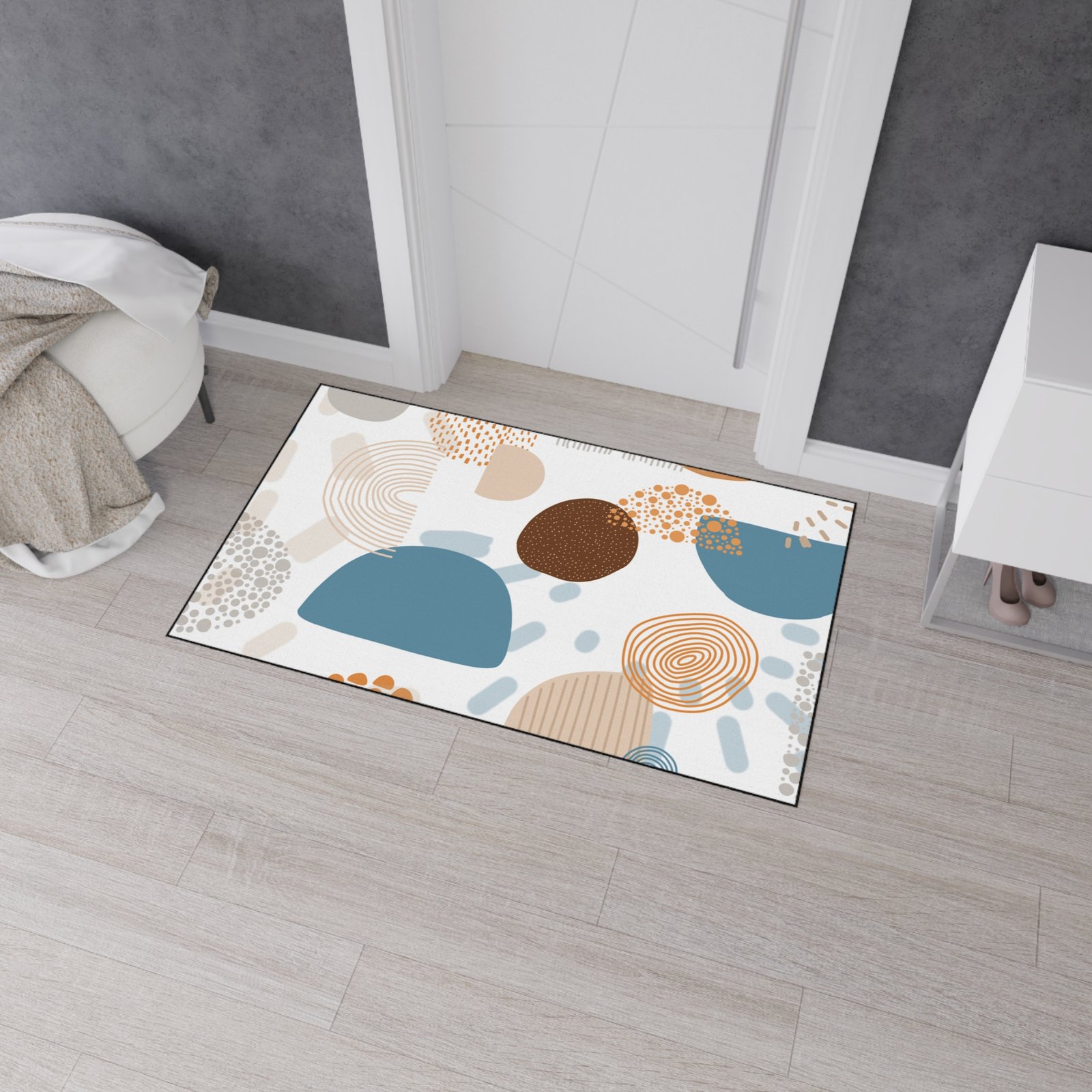 Stylish Heavy Duty Floor Mat - Durable Entryway Decor, Home Kitchen Mat, Non-Slip Area Rug, Modern Design, Versatile Indoor Use - Image 8