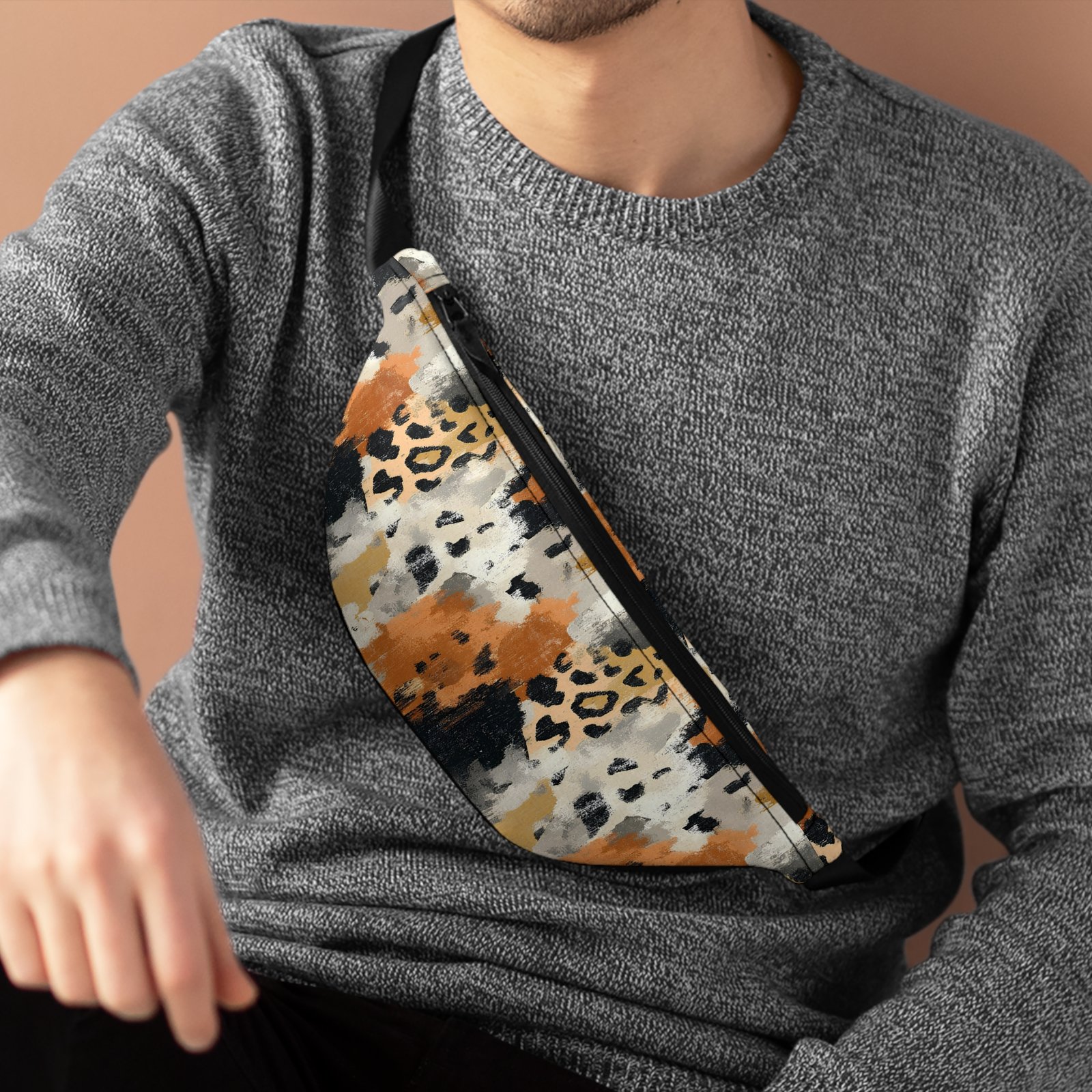 Chic Leopard Print Fanny Pack - Stylish Crossbody Bag for Festivals, Travel, Hiking, and Daily Use, Hands-Free Convenience, Gifts - Image 4