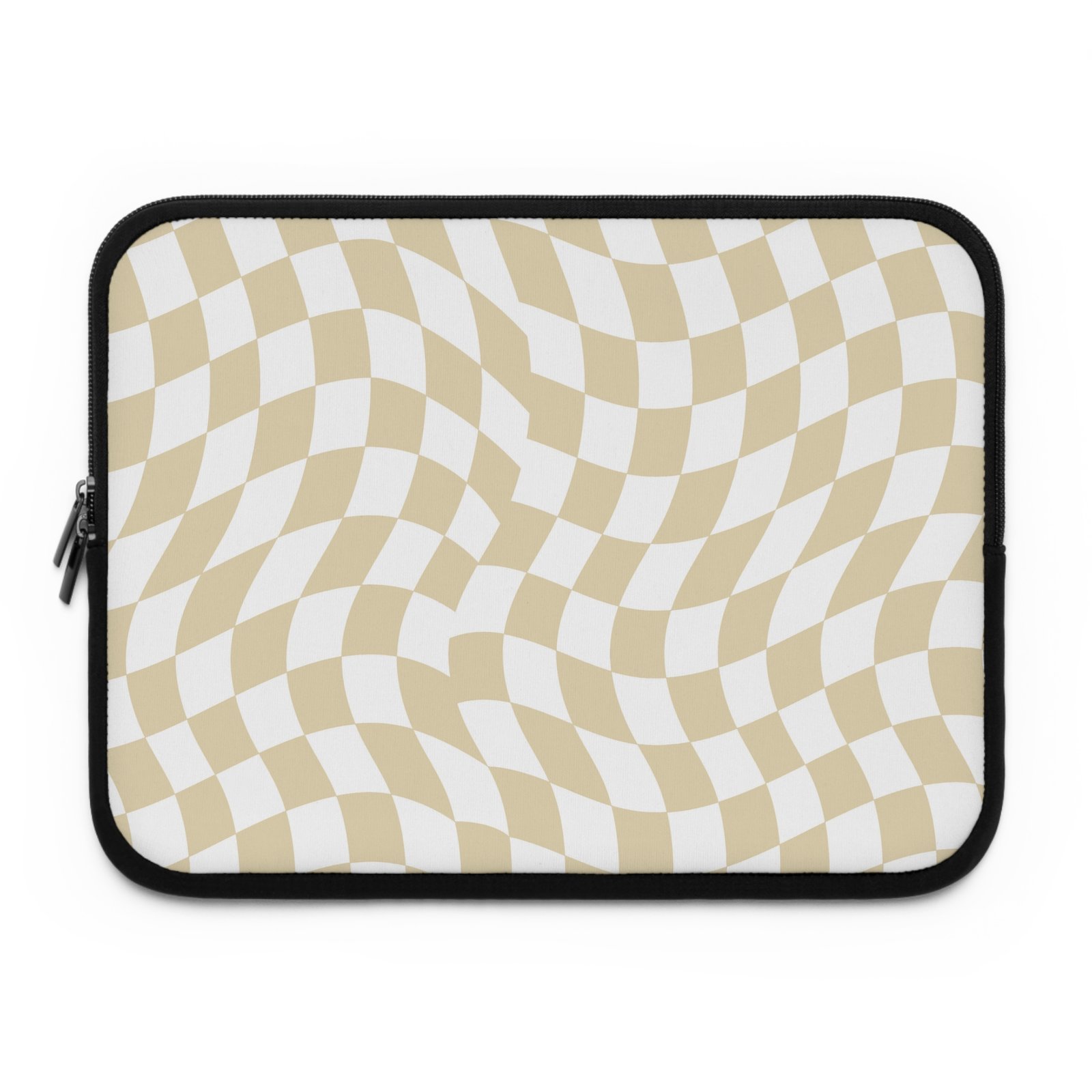Stylish Laptop Sleeve with Modern Checkered Design, Tech Bag, Computer Case, Gift for Students, Minimalist Laptop Protector - Image 9