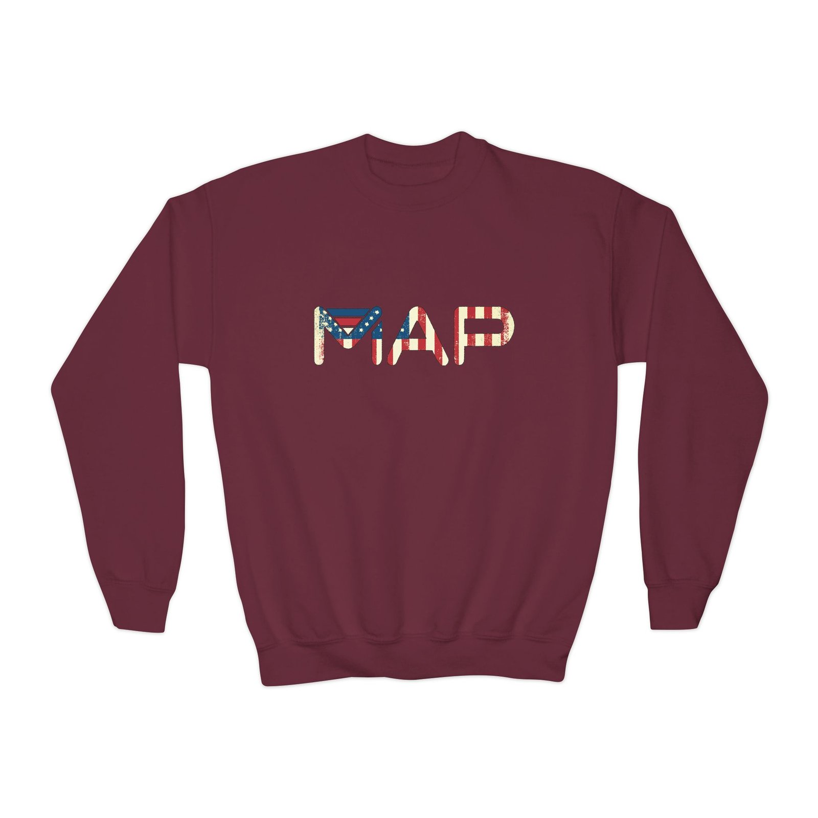 Patriotic Youth Crewneck Sweatshirt, Comfortable Sweatshirt for Kids, Summer BBQ, Memorial Day, Fourth of July, Gift for Teens - Image 13