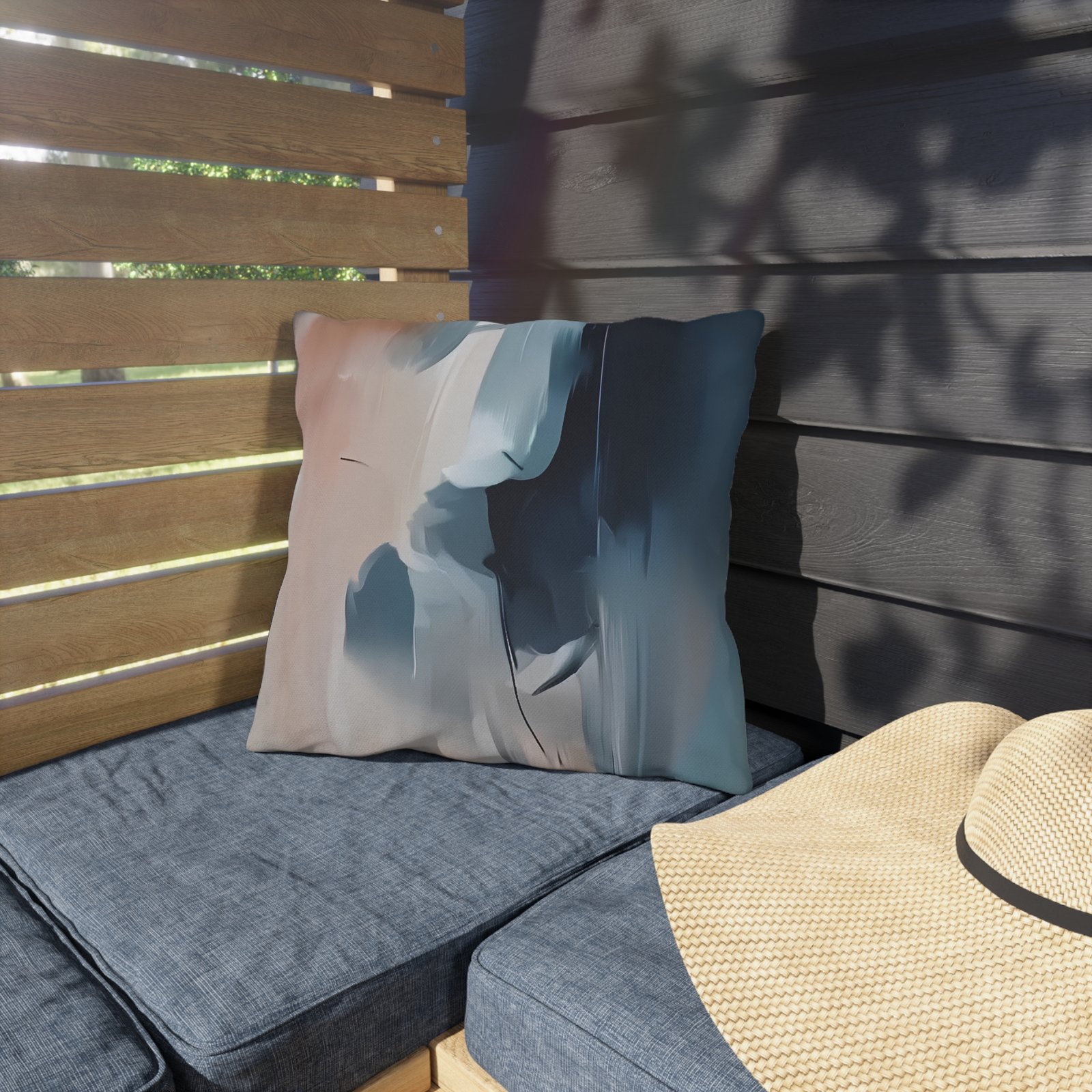 Abstract Outdoor Pillows - Boho, Cozy, Beach Decor, Patio Accessories, Modern Throw Pillows - Image 3