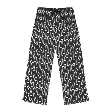 Stylish Women's Pajama Pants | Cozy Lounge Wear, Sleepwear, Gift for Her, Black and White Patterned, Casual Homewear