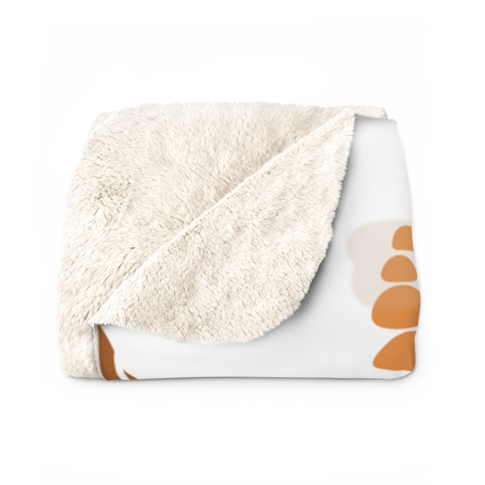 Cozy Earth Tone Sherpa Fleece Blanket | Soft Throw for Home Decor, Relaxation, Gift Idea, Modern Minimalist Style, Cozy Living - Image 2