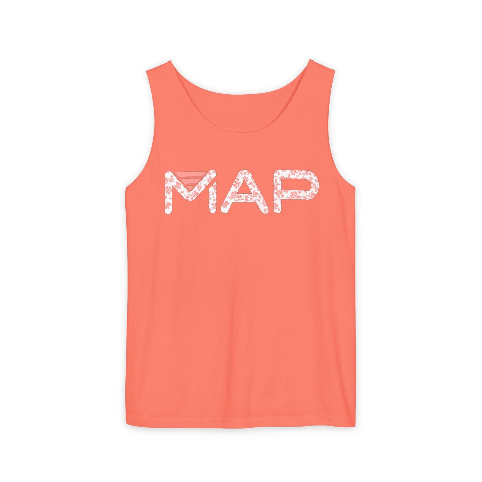 Garment-Dyed Tank Top with MAP Design, Comfortable Summer Tee, Casual Wear, Travel Shirt, Map Lover Gift - Image 17
