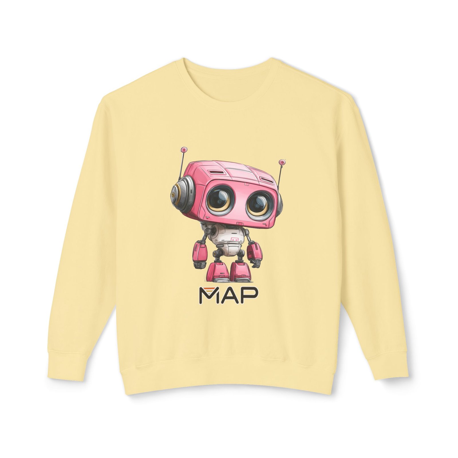 Cute Robot Graphic Sweatshirt, Perfect for Gifts, Casual Wear, Tech Lovers, Fun Hoodie for Friends, Unique Christmas Apparel - Image 21