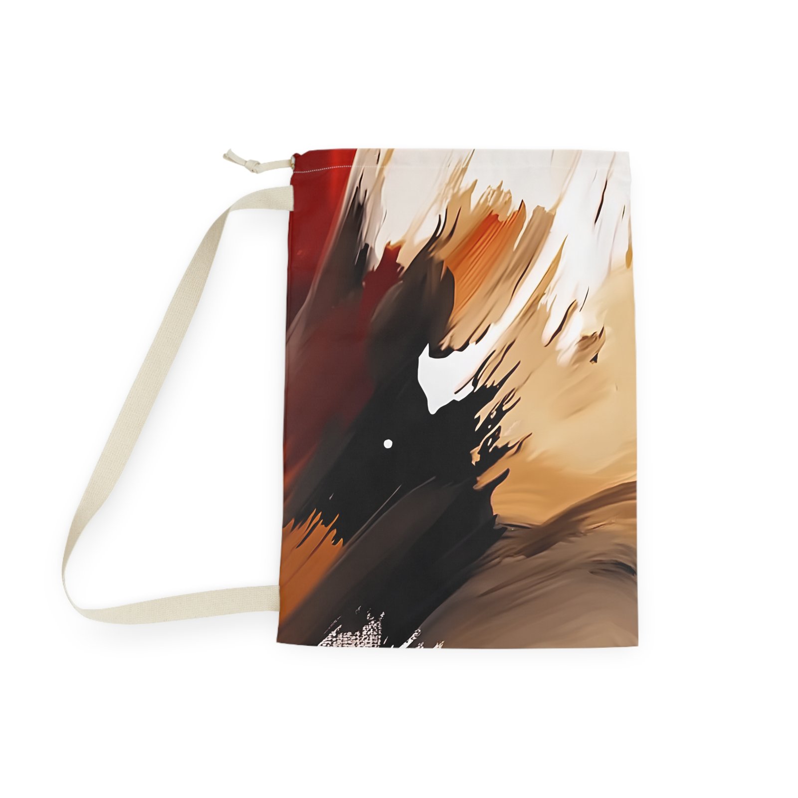 Chic Abstract Laundry Bag, Stylish Hamper, Modern Laundry Storage, Unique Gift for Students, Boho Home Decor, Laundry Day Essential - Image 6