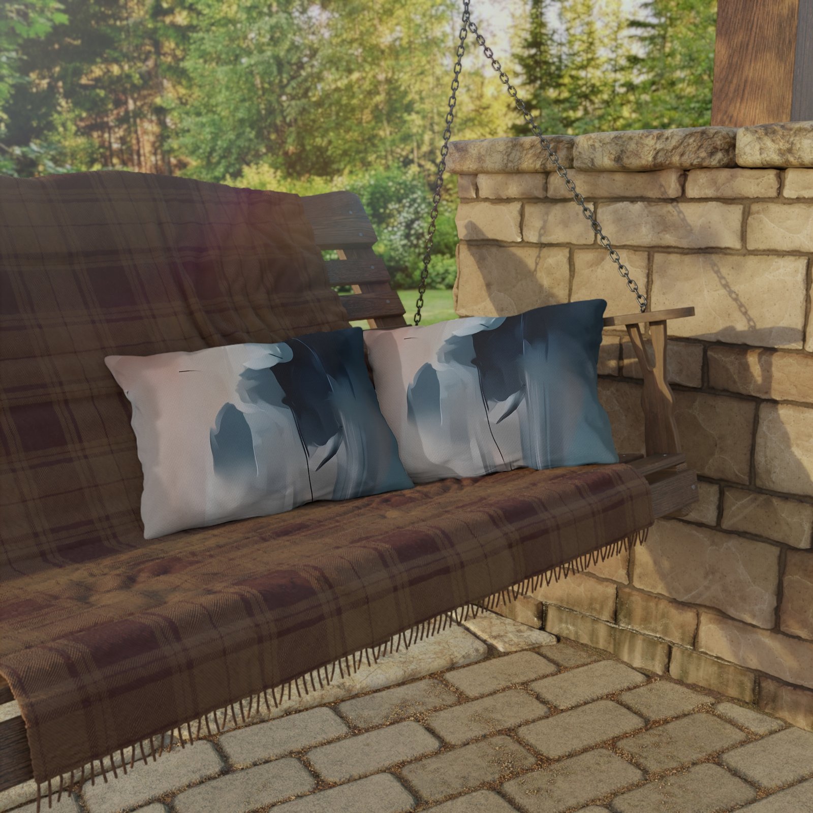 Abstract Outdoor Pillows - Boho, Cozy, Beach Decor, Patio Accessories, Modern Throw Pillows - Image 8