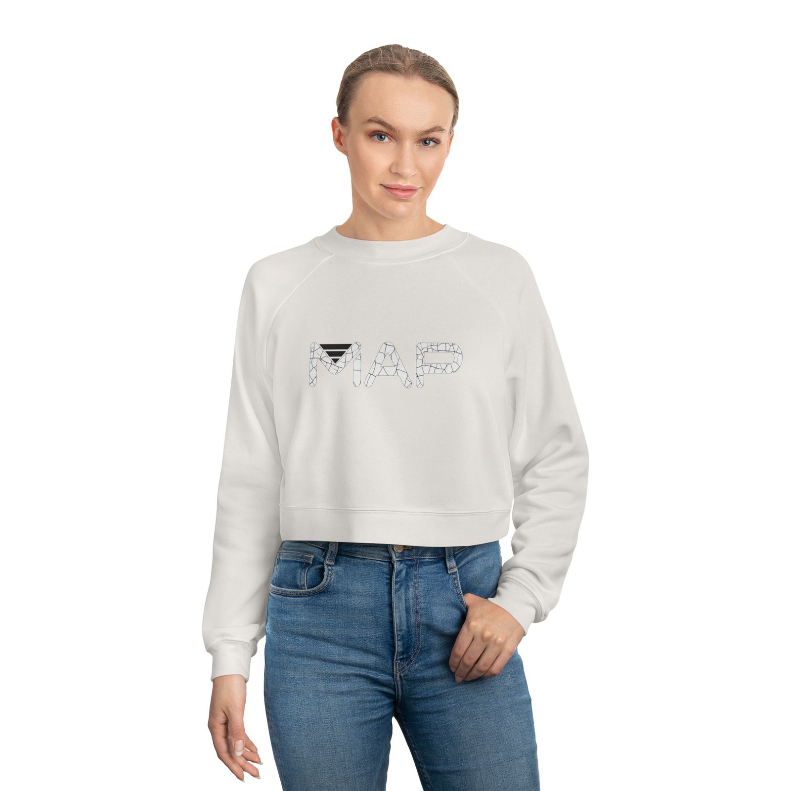 Stylish Women's Cropped Fleece Pullover - Cozy Streetwear, Perfect for Casual Outings, Gifts for Her, Trendy Loungewear, Fall Fashion - Image 7