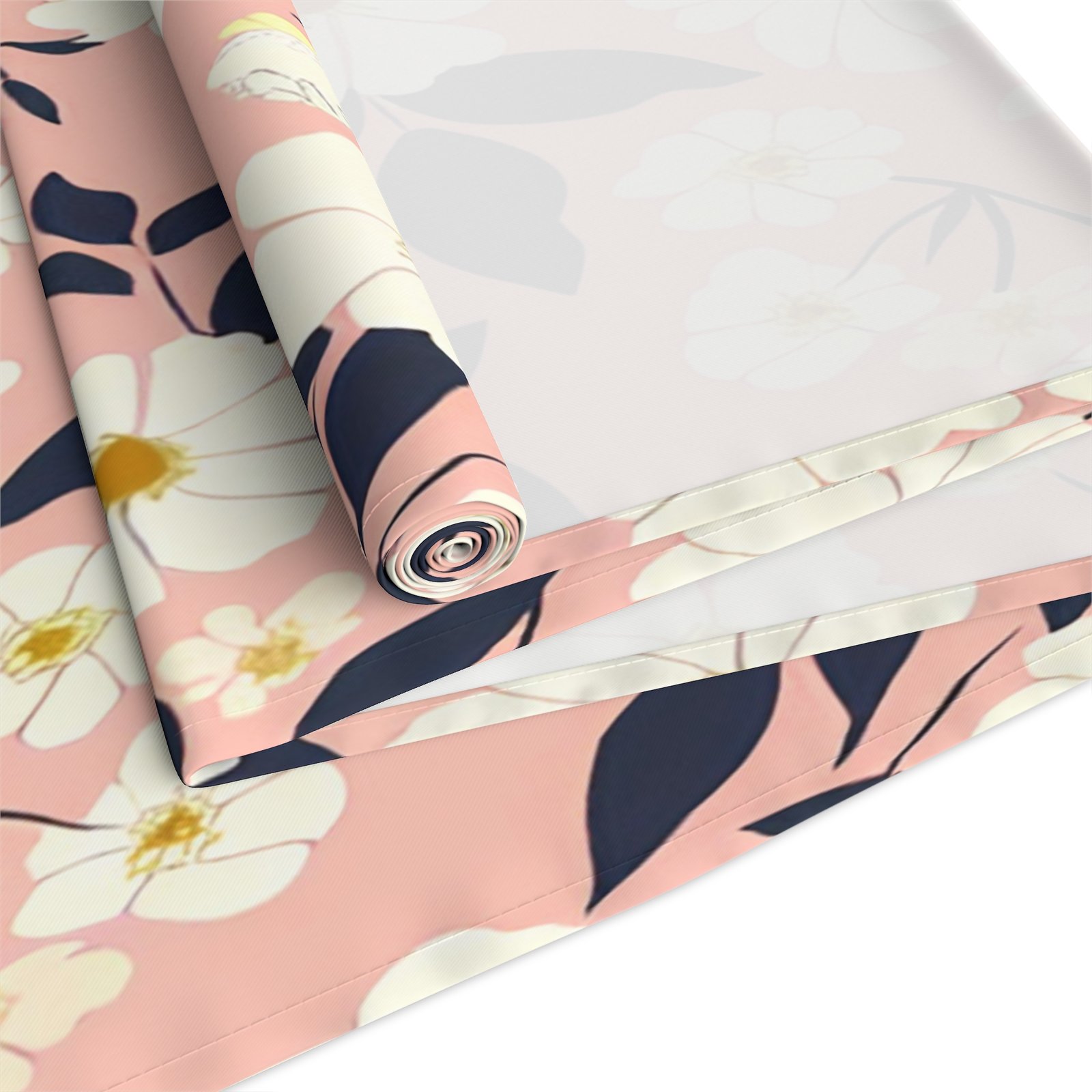 Floral Cotton Table Runner | Elegant Dining decor, Home Table Decoration, Spring Table Setting, Perfect for Events & Gatherings - Image 7