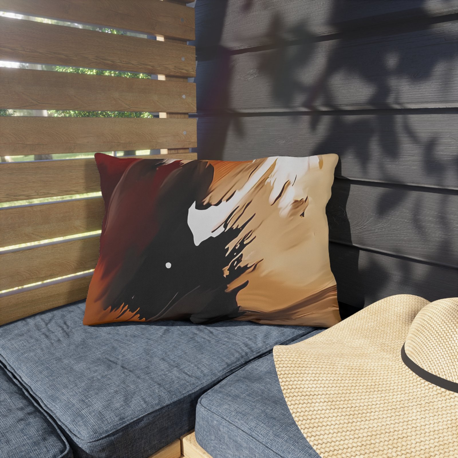 Abstract Bohemian Outdoor Pillows - Modern Decorative Cushions for Patio, Garden, Home Decor, Cozy Vibes, Gift Ideas - Image 7