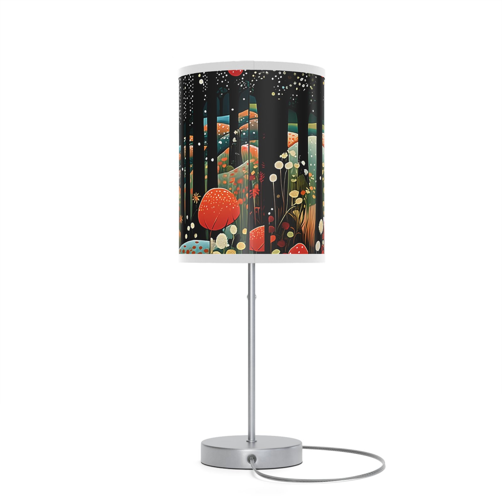 Whimsical Forest Floor Lamp, Decorative Lighting, Nightstand Lamp, Unique Home Decor, Kids Room Lighting, Nature Themed Lamp - Image 2