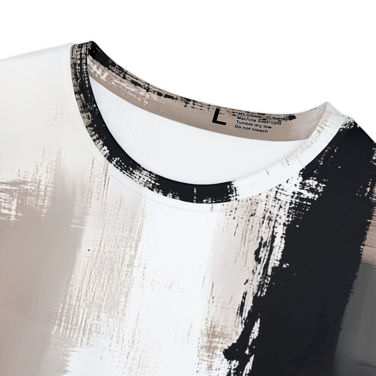 Chic Abstract Art Women's Tee, Casual Style Graphic Shirt for Every Day, Modern Art Clothing, Unique Gift for Her, Trendy Outfit - Image 3