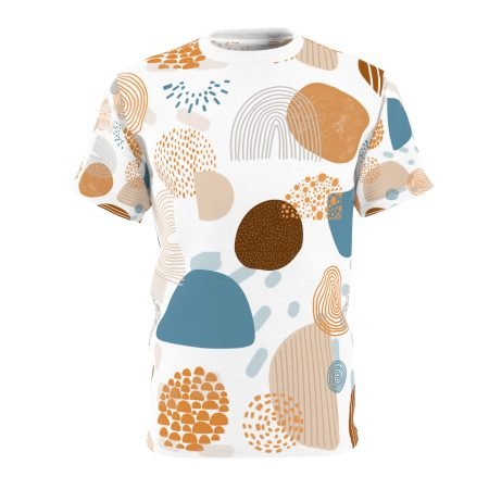 Abstract Art Unisex Tee, Stylish Casual Wear for Trendsetters, Perfect for Summer Outings, Everyday Comfort, Gift for Art Lovers