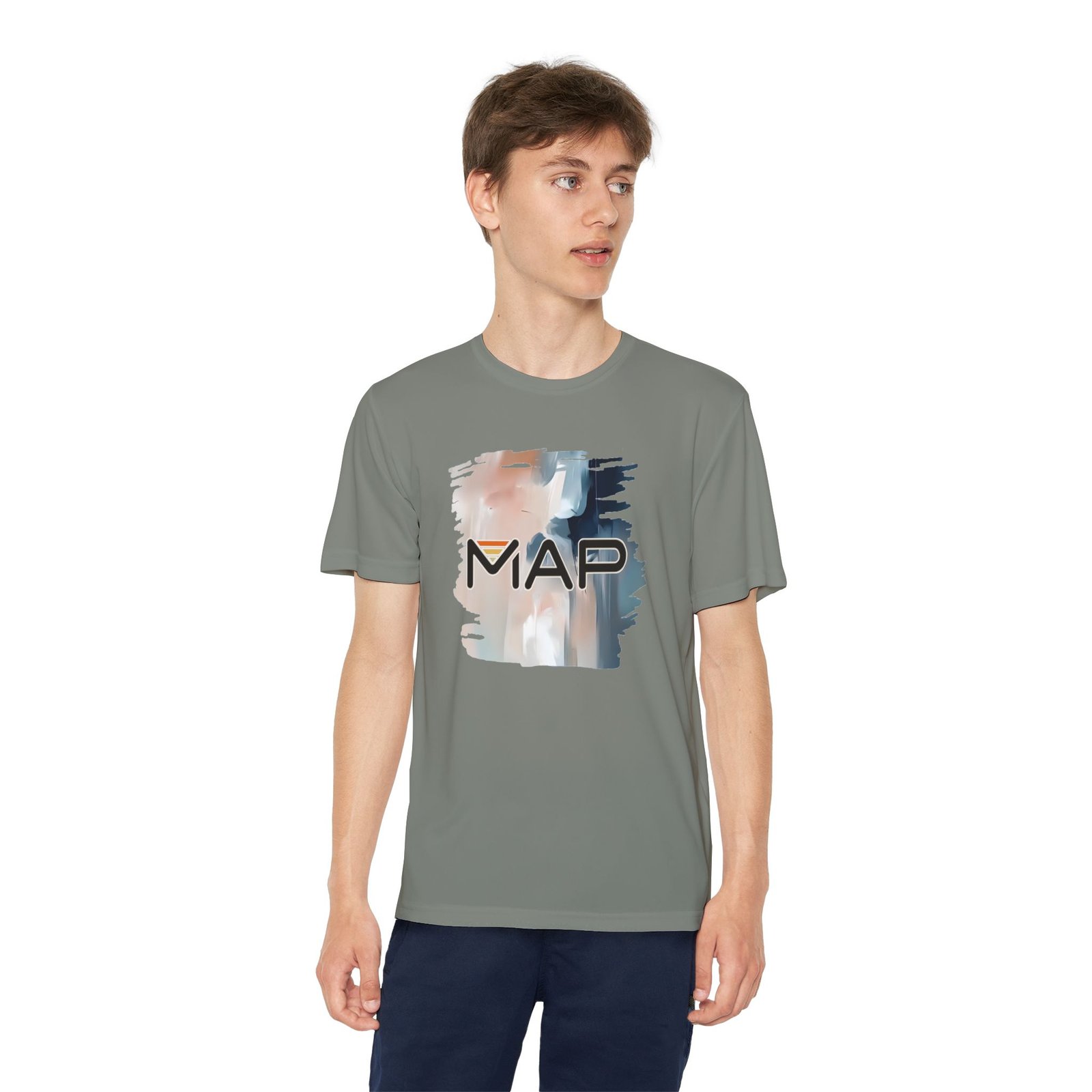 Youth Competitor Tee with MAP Design, Athletic T-Shirt, Sportswear for Kids, Gift for Young Athletes, Summer Activewear - Image 23