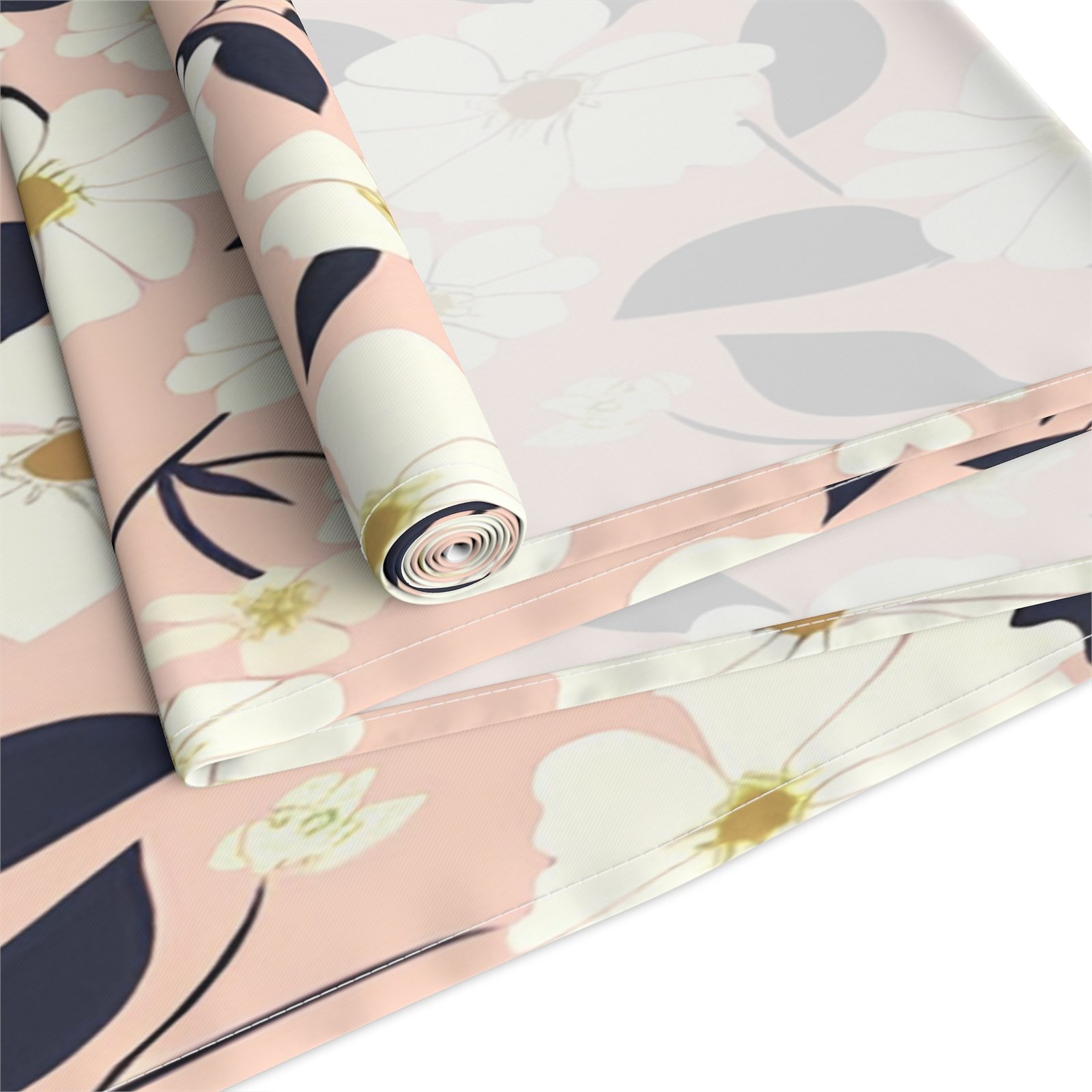 Floral Cotton Table Runner | Elegant Dining decor, Home Table Decoration, Spring Table Setting, Perfect for Events & Gatherings - Image 11