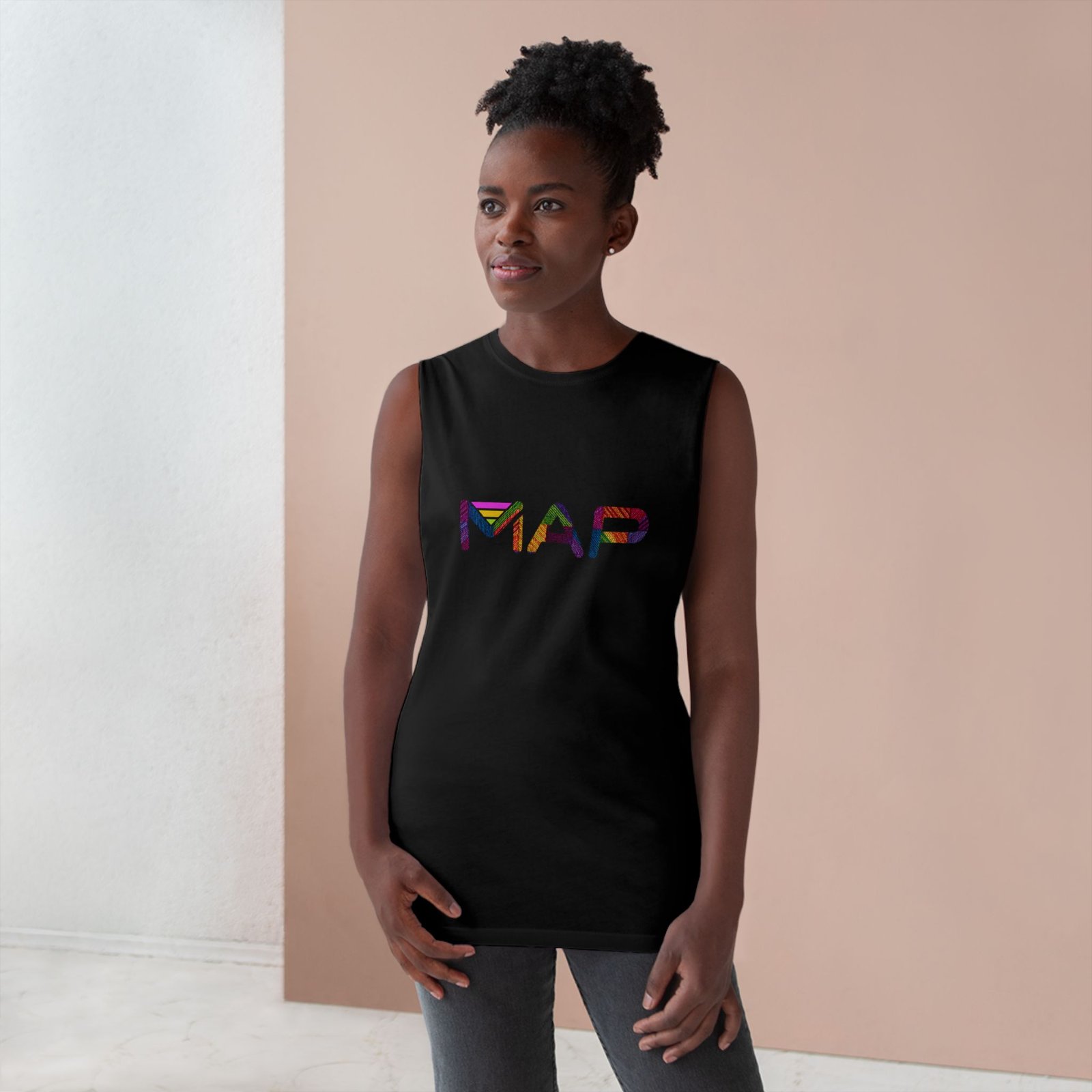 Unisex MAP Barnard Tank Top | Pride Wear, Summer Essential, Casual Outfit, Gift for Him/Her, LGBTQ+ Apparel - Image 8