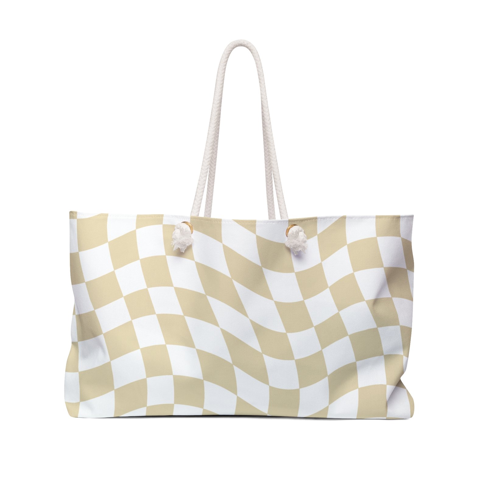 Chic Checkered Weekender Bag - Perfect for Traveling, Beach Days, Gym, Gifts, and Everyday Use