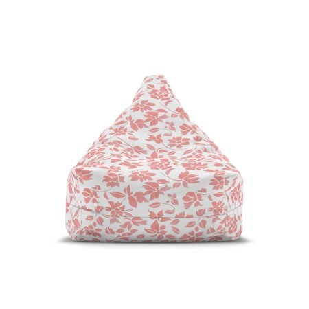Floral Bean Bag Chair Cover, Cozy Living Room Decor, Kids Room Accent, Relaxation Furniture, Gift for Home, Soft Chair Cover