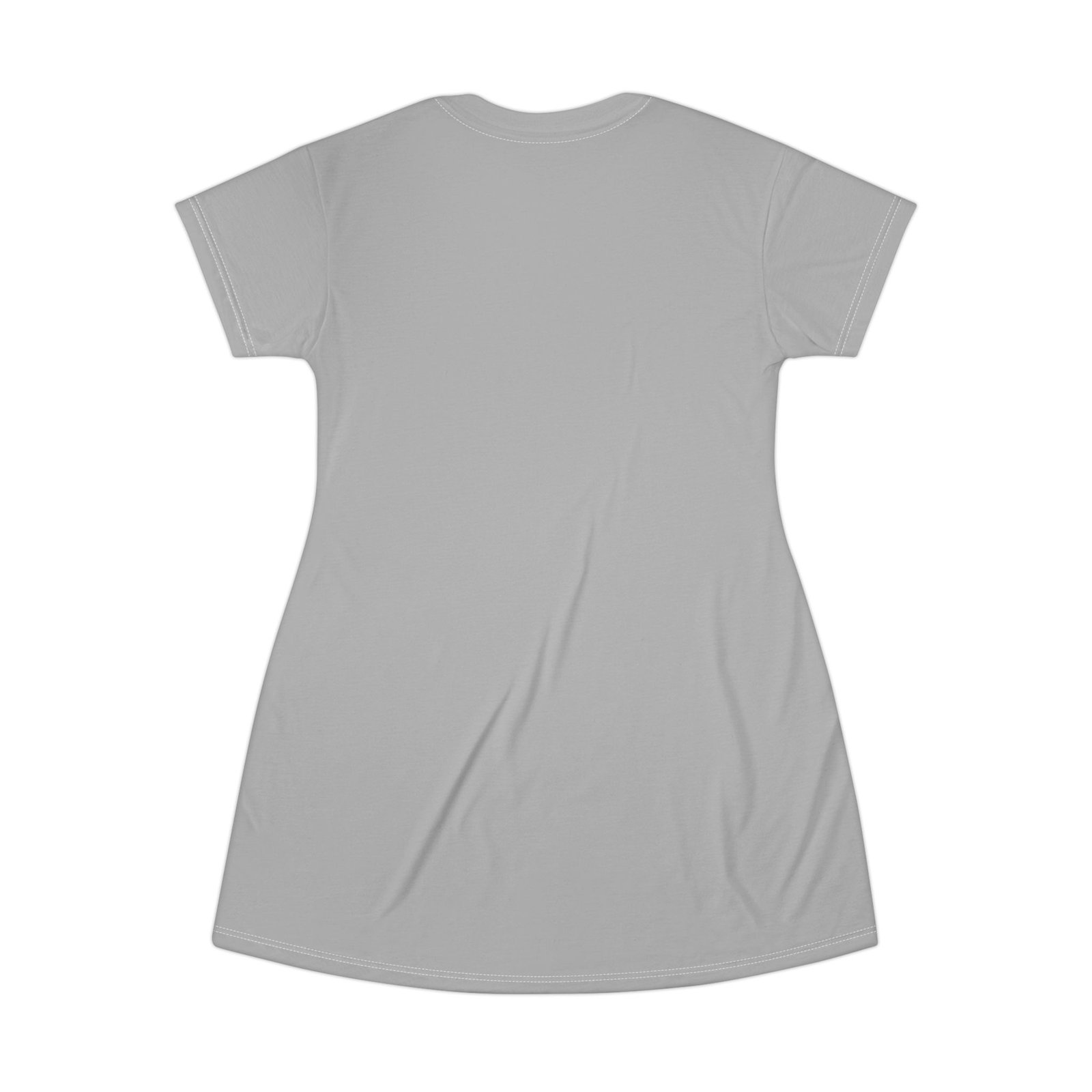 Map-Themed T-Shirt Dress, Casual Summer Style, Travel Lover Gift, Vacation Outfit, Trendy AOP Dress - Image 2
