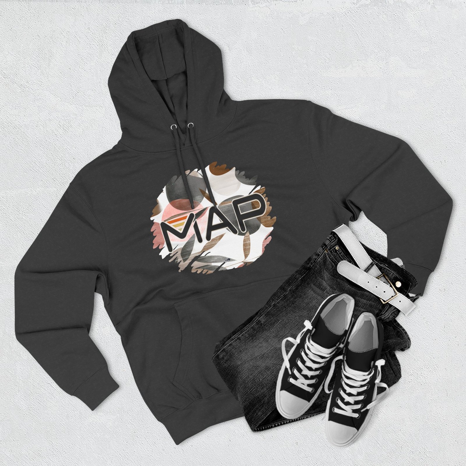 Three-Panel Fleece Hoodie - Image 11
