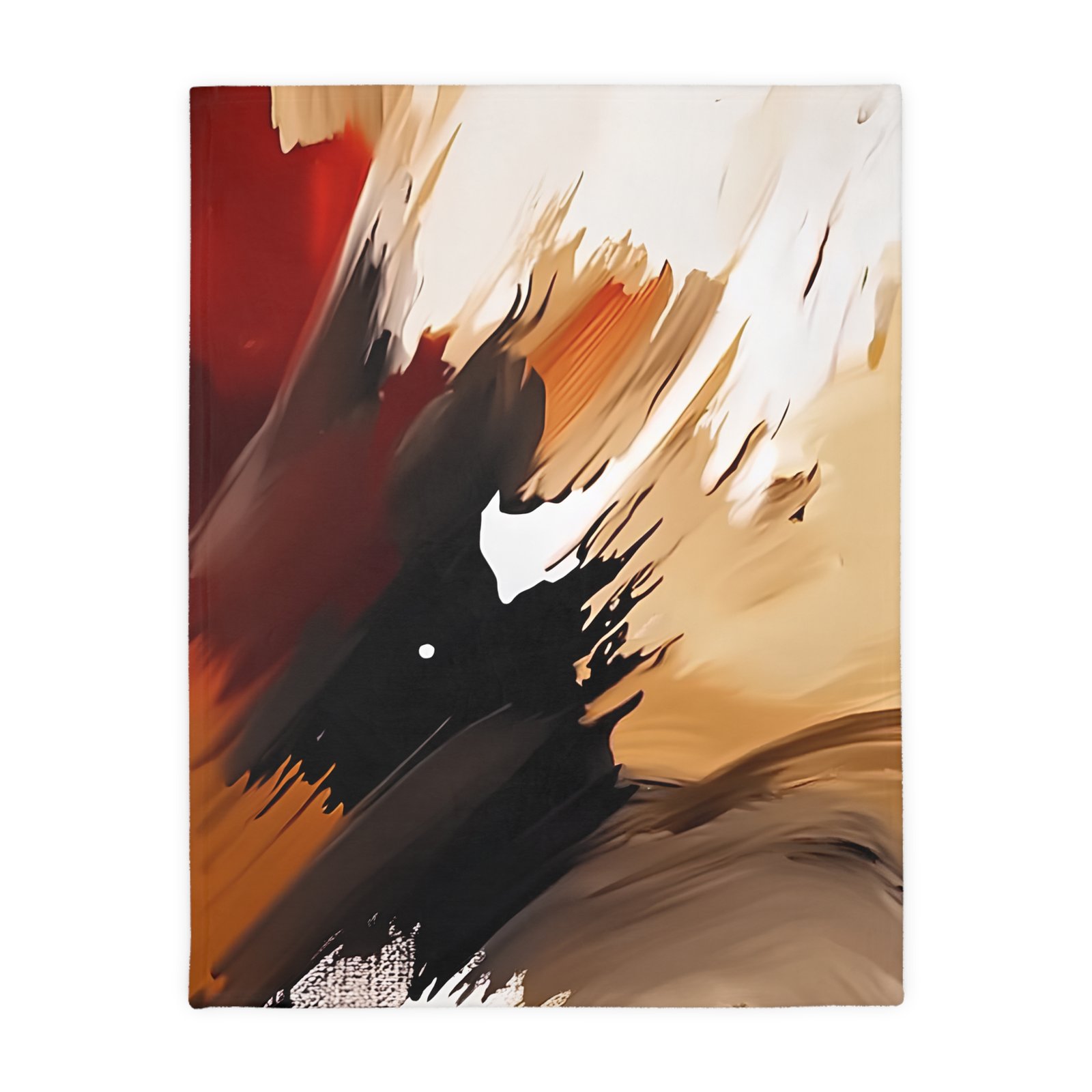 Cozy Abstract Velveteen Blanket, Microfiber Throw, Decorative Home Accent, Warm Gift for All Occasions, Modern Art Style - Image 9