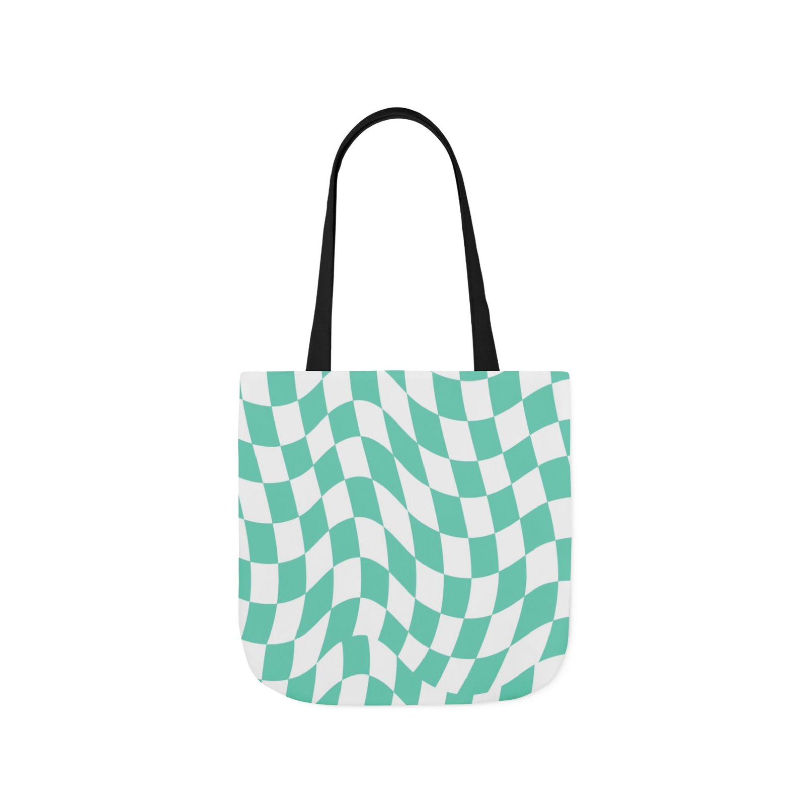 Trendy Checkered Canvas Tote Bag with 5-Color Straps, Eco-Friendly Shopping Bag, Stylish Beach Bag, Fashionable Gym Tote, Unique Gift Idea - Image 27