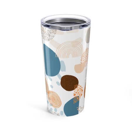 Stylish 20oz Tumbler - Modern Abstract Design, Travel Cup, Coffee Mug, Gift for Her, Home Decor, Unique Beverage Container
