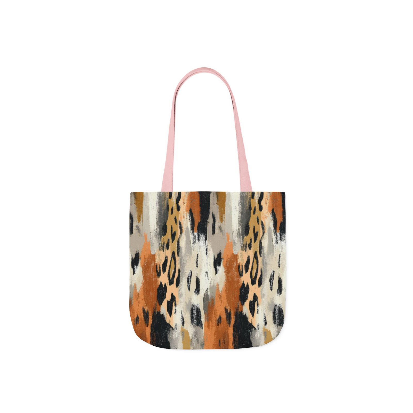 Chic Canvas Tote Bag with 5-Color Straps for Fashionistas, Stylish Reusable Bag for Shopping, Beach, Travel, or Everyday Use - Image 13