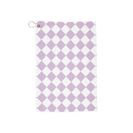Chic Golf Towels, Stylish Golf Accessories, Perfect Gift for Golf Lovers, Elegant Diamond Pattern, Sports Towels, Unique Golf Gear