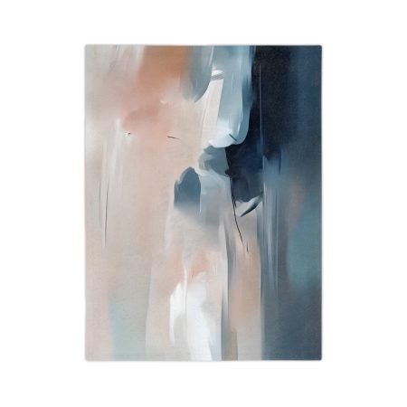 Cozy Abstract Velveteen Microfiber Blanket - Soft Throw for Home, Stylish Decor, Cozy Gift, Winter Comfort, Modern Design