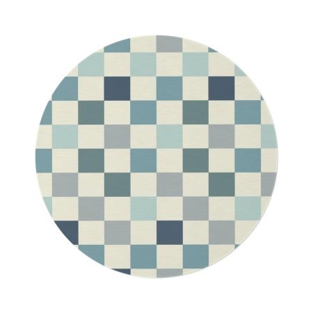 Cozy Modern Round Rug for Home Decor, Living Room Accent, Soft Floor Mat, Bohemian Style Area Rug, Perfect Gift for Housewarming