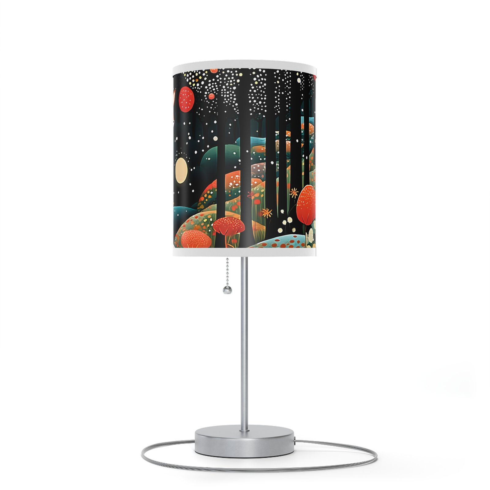 Whimsical Forest Floor Lamp, Decorative Lighting, Nightstand Lamp, Unique Home Decor, Kids Room Lighting, Nature Themed Lamp - Image 4