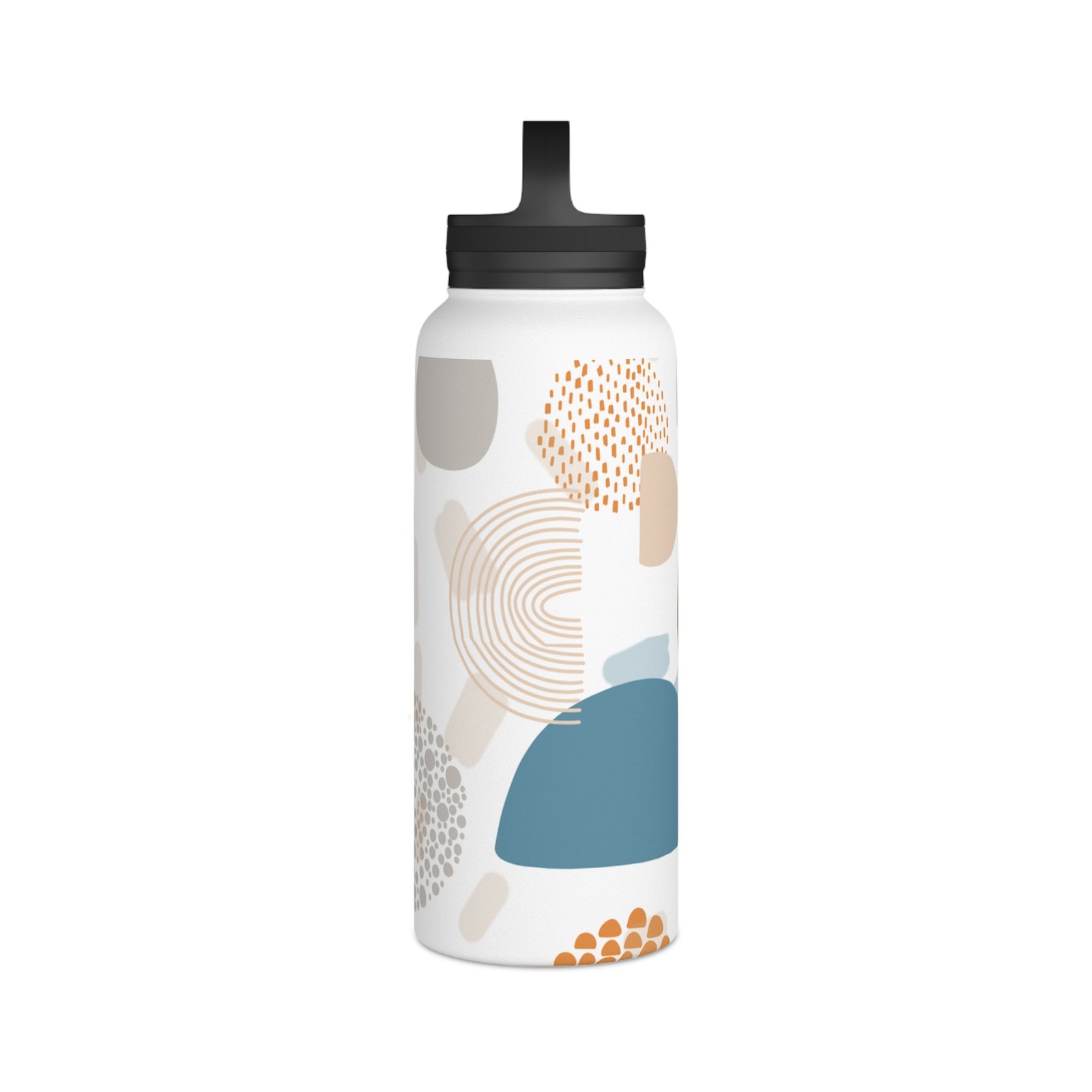 Modern Abstract Stainless Steel Water Bottle, Eco-Friendly Drinkware, Fitness Hydration, Travel Accessory, Unique Gift - Image 11
