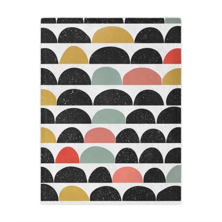 Modern Patterned Minky Blanket for Cozy Comfort, Nursery Decor, Baby Shower Gift, Home Throw Blanket, Stylish Gift Idea