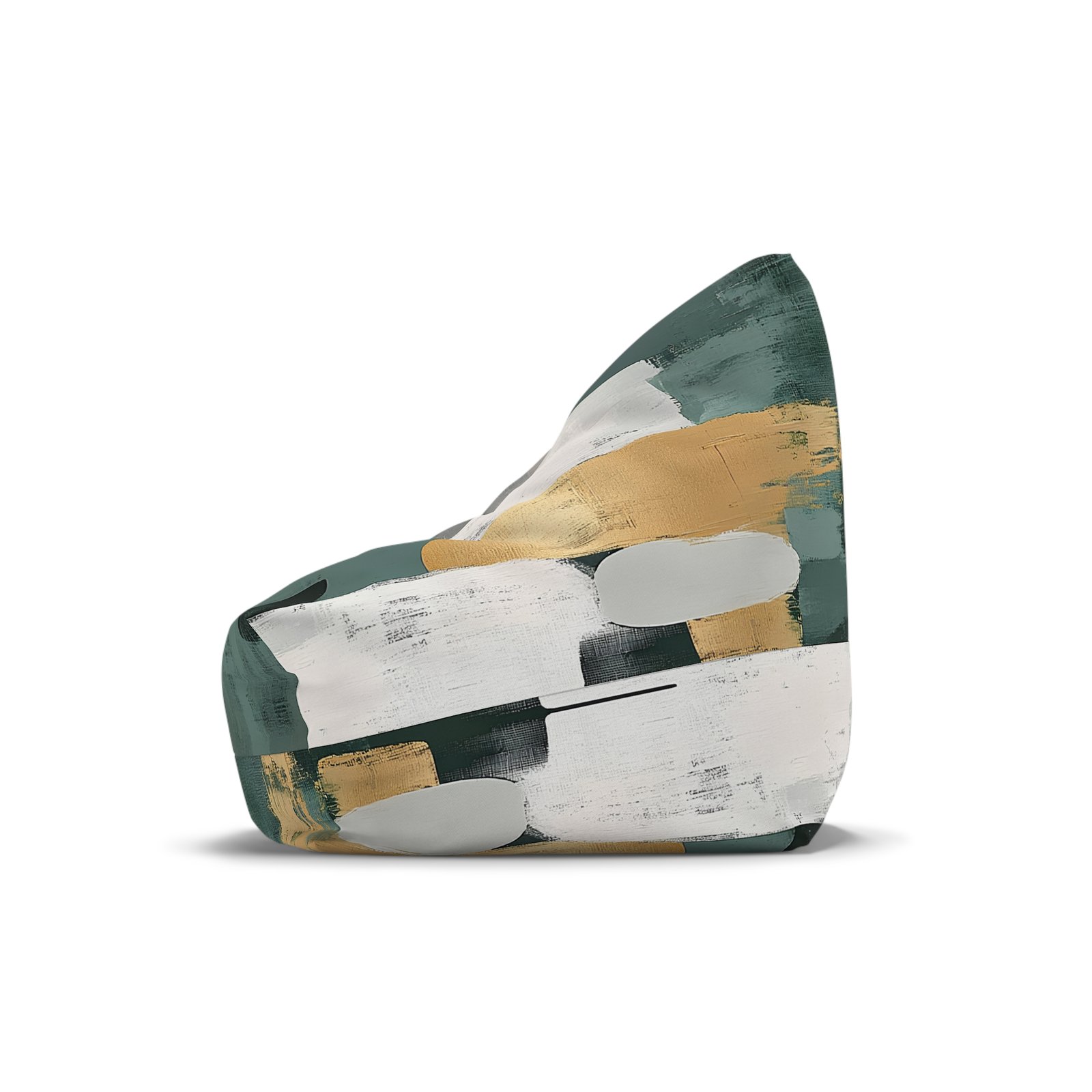 Artistic Bean Bag Chair Cover, Cozy Home Decor, Modern Seating, Lounge Room Accessory, Relaxation Gift, Stylish Furniture Upgrade - Image 4