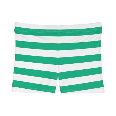 Striped Women's Active Shorts, Casual Lounge Shorts, Summer Beachwear, Gym Shorts, Vacation Essentials