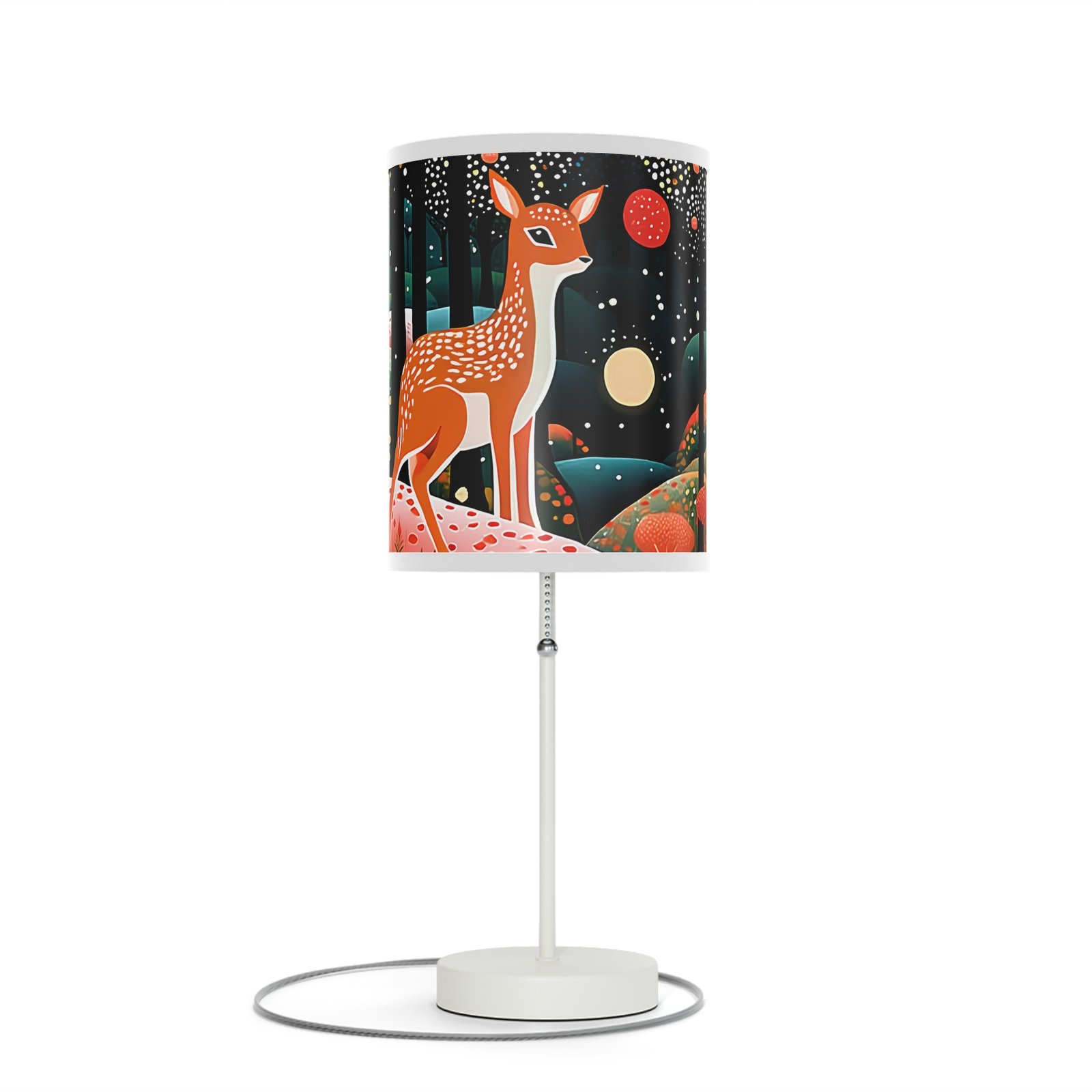 Whimsical Forest Floor Lamp, Decorative Lighting, Nightstand Lamp, Unique Home Decor, Kids Room Lighting, Nature Themed Lamp - Image 5