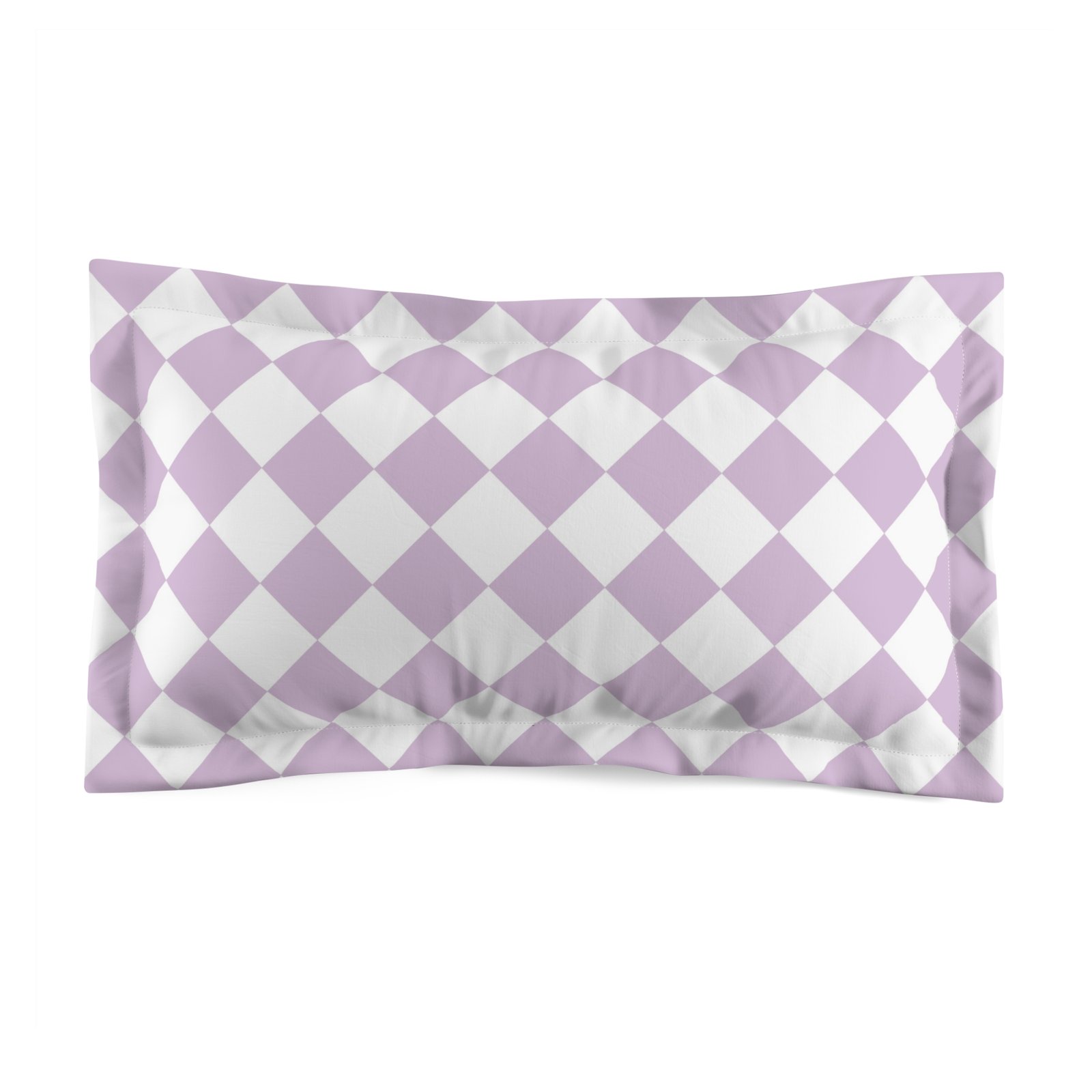 Chic Lavender Microfiber Pillow Sham, Elegant Bedroom Decor, Sweet Dreams Gift, Modern Bed Accessories, Decorative Pillow Case